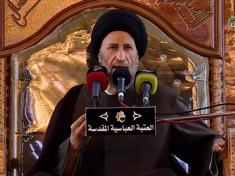 محاضرة السيد احمد الحكيم في الصحن العباسي الشريف 27 رمضان 1439هـ